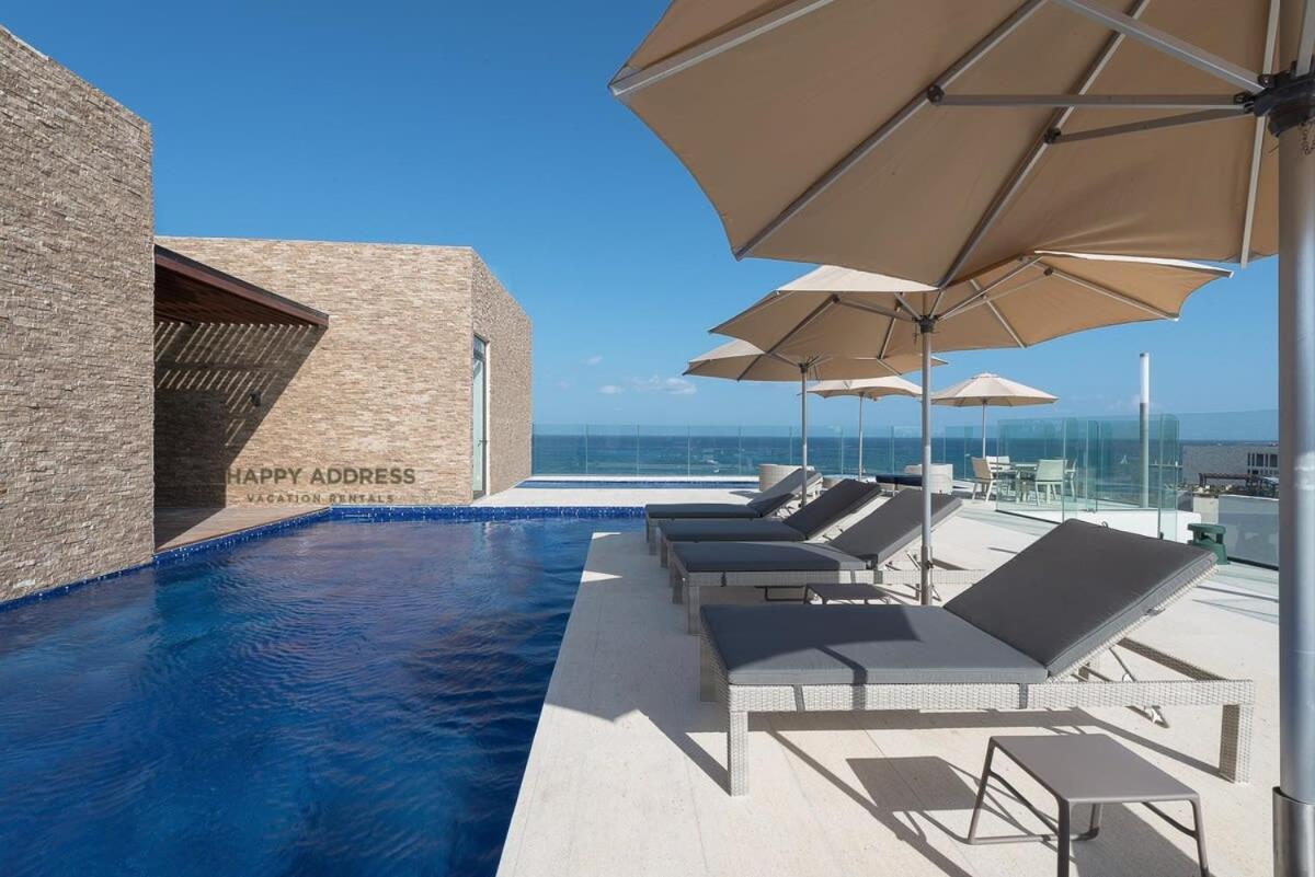Trendy 1 Bedroom Apartment In Cruz Con Mar Brand New Building プレヤデルカーメン エクステリア 写真